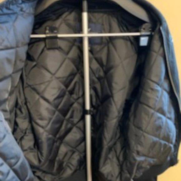 American Eagle Black Flower Bomber jakcet - Picture 6 of 10